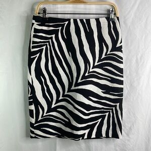 NWT Talbots zebra print pencil skirt
